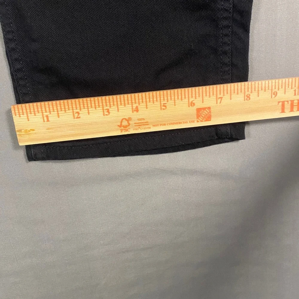 Levi's 513 Slim Straight Flex‎ Black Jeans Men's W36 L30 Stretch Denim